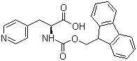 structure of CAS# 169555-95-7, Fmoc-3-(4-pyridyl)-L-alanine
