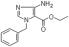 4-Amino-1-benzyl-1H-imidazole-5-carboxylic acid ethyl ester molecular structure (CAS 169616-29-9)