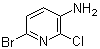 structure of CAS# 169833-70-9, 6-Bromo-2-chloropyridin-3-amine