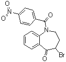 CAS # 169879-06-5, 4-Bromo-1,2,3,4-tetrahydro-1-(4-nitrobenzoyl)-5H-1-benzazepin-5-one