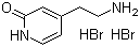 structure of CAS# 170026-03-6, 4-(2-Aminoethyl)-2(1H)-pyridinone dihydrobromide