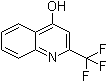 4-Hydroxy-2-trifluoromethylquinoline molecular structure (CAS 1701-18-4)