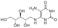5-amino-6-(D-ribitylamino)uracil molecular structure (CAS 17014-74-3)