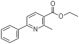 Ethyl 2-methyl-6-phenylpyridine-3-carboxylate molecular structure (CAS 1702-14-3)