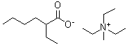 CAS # 170275-23-7, 2-Ethylhexanoic acid triethylmethylammonium salt