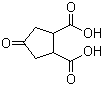 structure of CAS# 1703-61-3, Cyclopentanone-3,4-dicarboxylic acid