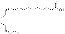 11Z,14Z,17Z-二十碳三烯酸分子结构 (CAS 17046-59-2)