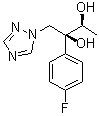 [S-(R*,R*)]-2-(4-氟苯基)-1-(1H-1,2,4-三唑-1-基)-2,3-丁二醇分子结构 (CAS 170505-39-2)