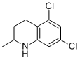 5,7-Dichloro-2-methyl-1,2,3,4-tetrahydroquinoline molecular structure (CAS 1706440-47-2)