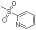 structure of CAS# 17075-14-8, 2-(Methylsulfonyl)pyridine