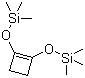 1,2-Bis(trimethylsiloxy)cyclobutene molecular structure (CAS 17082-61-0)