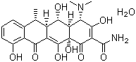 structure of CAS# 17086-28-1, Doxycycline monohydrate