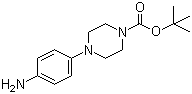 structure of CAS# 170911-92-9, 1-Boc-4-(4-氨基苯基)哌嗪