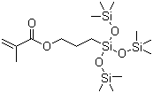 structure of CAS# 17096-07-0, 3-[Tris(trimethylsiloxy)silyl]propyl methacrylate