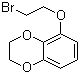 structure of CAS# 1710-62-9, 5-(2-Bromoethoxy)-1,4-benzodioxane