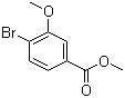 structure of CAS# 17100-63-9, Methyl 4-bromo-3-methoxybenzoate
