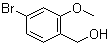 structure of CAS# 17102-63-5, 4-Bromo-2-methoxybenzyl alcohol