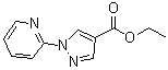 1-(Pyridin-2-yl)-1H-pyrazole-4-carboxylic acid ethyl ester molecular structure (CAS 171193-35-4)