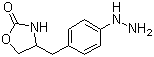 structure of CAS# 171550-12-2, 4-(4-Hydrazinobenzyl)-2-oxazolidinone