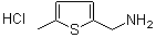 structure of CAS# 171661-55-5, 5-Methyl-2-thiophenemethanamine hydrochloride