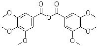 structure of CAS# 1719-88-6, 3,4,5-Trimethoxybenzoic anhydride