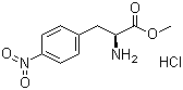 structure of CAS# 17193-40-7, L-4-Nitrophenylalanine methyl ester hydrochloride