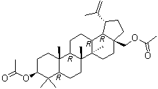 Betulinol diacetate molecular structure (CAS 1721-69-3)