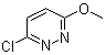 structure of CAS# 1722-10-7, 3-Chloro-6-methoxypyridazine