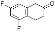 structure of CAS# 172366-38-0, 5,7-二氟-3,4-二氢-1H-2-萘酮
