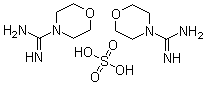 structure of CAS# 17238-55-0, 4-吗啉甲脒硫酸盐