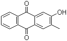 structure of CAS# 17241-40-6, 2-羟基-3-甲基蒽醌