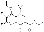1-Cyclopropyl-8-ethoxy-6,7-difluoro-1,4-dihydro-4-oxo-3-quinolinecarboxylic acid ethyl ester molecular structure (CAS 172602-83-4)