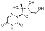 CAS # 172605-95-7, 2-((2R,3R,4R,5R)-3,4-Dihydroxy-5-(hydroxymethyl)-3-methyltetrahydrofuran-2-yl)-1,2,4-triazine-3,5(2H,4H)-dione, 2-(2-C-Methyl-β-D-ribofuranosyl)-1,2,4-triazine-3,5(2H,4H)-dione