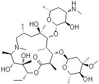 structure of CAS# 172617-84-4, N'-(Desmethyl)azithromycin