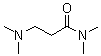CAS # 17268-47-2, N,N-Dimethyl-3-dimethylaminopropionamide, N,N-Dimethyl-3-(dimethylamino)propanamide