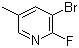 structure of CAS# 17282-01-8, 2-氟-3-溴-5-甲基吡啶