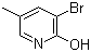 structure of CAS# 17282-02-9, 3-溴-2-羟基-5-甲基吡啶
