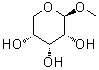 structure of CAS# 17289-61-1, Methyl beta-D-ribopyranoside