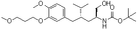CAS # 172900-82-2, tert-Butyl [(2S,4S)-4-[3-(3-methoxypropoxy)-4-methoxybenzyl]-1-hydroxy-5-methylhexan-2-yl]carbamate