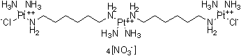 Triplatin tetranitrate molecular structure (CAS 172903-00-3)