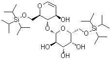 CAS # 173053-78-6, 1,5-Anhydro-2-deoxy-6-O-[tris(1-methylethyl)silyl]-4-O-[6-O-[tris(1-methylethyl)silyl]-beta-D-galactopyranosyl]-D-arabino-hex-1-enitol