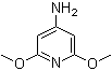 2,6-Dimethoxy-4-pyridinamine molecular structure (CAS 17325-39-2)