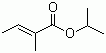 structure of CAS# 1733-25-1, Isopropyl tiglate
