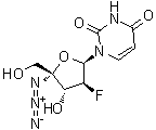 CAS # 173379-73-2, 1-[4-C-Azido-2-deoxy-2-fluoro-beta-D-arabinofuranosyl]-2,4(1H,3H)-pyrimidinedione