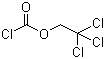 structure of CAS# 17341-93-4, 氯甲酸-2,2,2-三氯乙酯