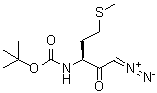 CAS # 173472-42-9, N-[(1S)-3-Diazo-1-[2-(methylthio)ethyl]-2-oxopropyl]carbamic acid 1,1-dimethylethyl ester