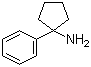 structure of CAS# 17380-74-4, 1-Phenylcyclopentylamine