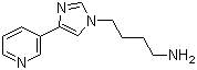 CAS # 173838-63-6, 4-[4-(3-Pyridyl)imidazol-1-yl]butylamine