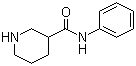 structure of CAS# 173987-10-5, N-Phenylpiperidine-3-carboxamide