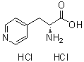 structure of CAS# 174096-41-4, (R)-alpha-Aamino-4-pyridinepropanoic acid dihydrochloride